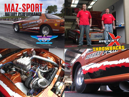Brian & Simon took their street driven Mazda FC RX7 and turned it into a 3 rotor tubbed drag beast!