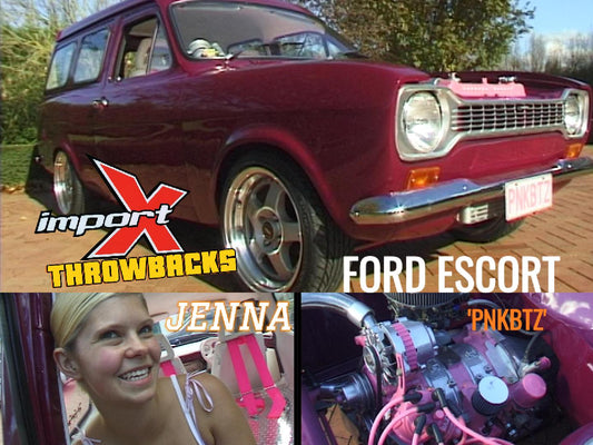 Jenna's unique Ford Escort panel van is rotary powered and pretty in pink!