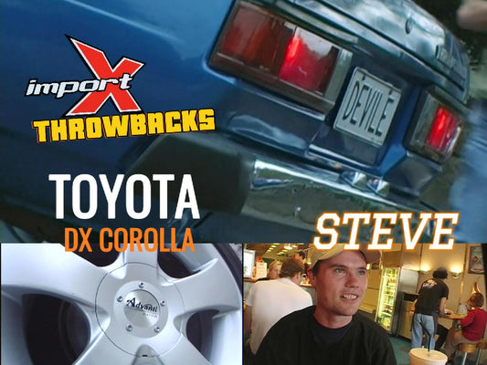 Steve's Toyota Corolla DX is 3SGTE turbo powered with plenty of pep!