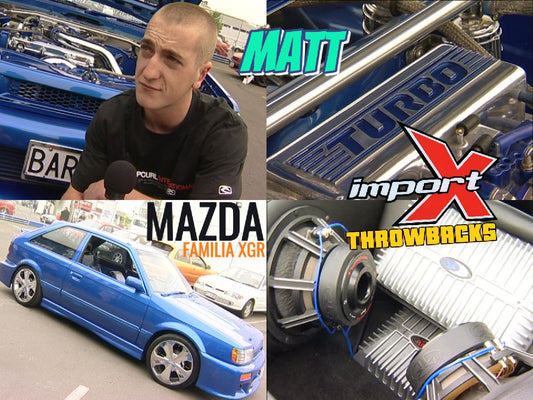 Matt's Mazda Familia XGR is all show with plenty of go with a turbo and show spec everything!