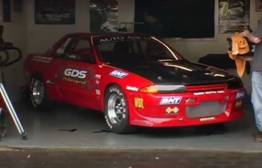 Glenn's R32 Nissan Skyline GTR drag car is a weapon with 1200BHP on tap to decimate the strip!