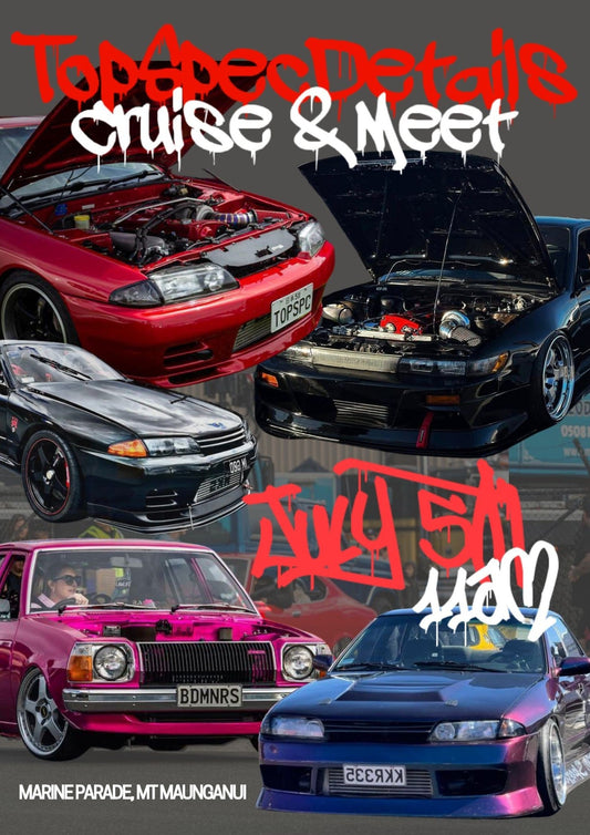 TopSpecDetails Cruise & Meet Tauranga July 2025