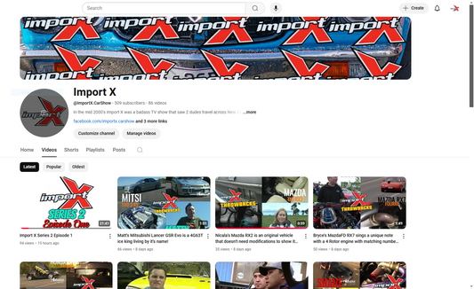 Youtube Channel now live