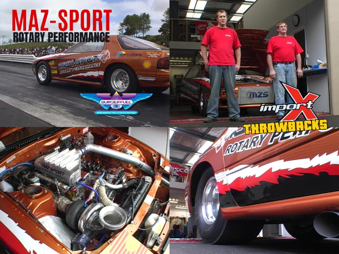 Brian & Simon took their street driven Mazda FC RX7 and turned it into a 3 rotor tubbed drag beast!