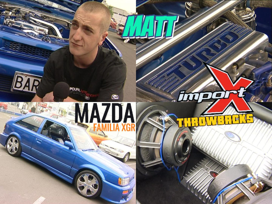 Matt's Mazda Familia XGR is all show with plenty of go with a turbo and show spec everything!